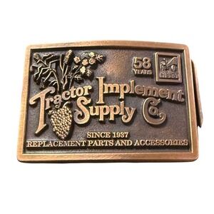 Tractor Implement Supply Co. Belt Buckle Limited Edition Series VI‎